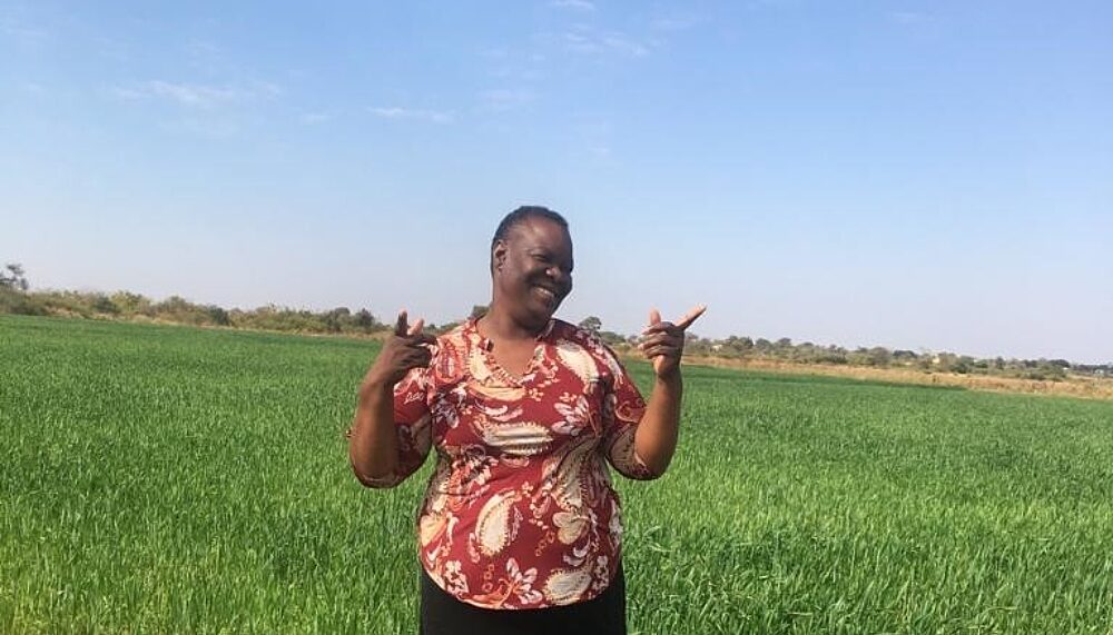 Margaret has improved irrigation schemes by managing conflicts between irrigation farmers in Midlands Province, Zimbabwe.